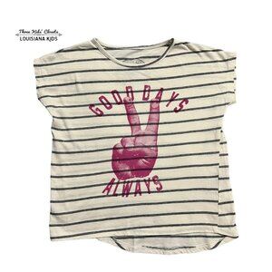 Tiny Whales 4Y Good Days Always Peace Shirt